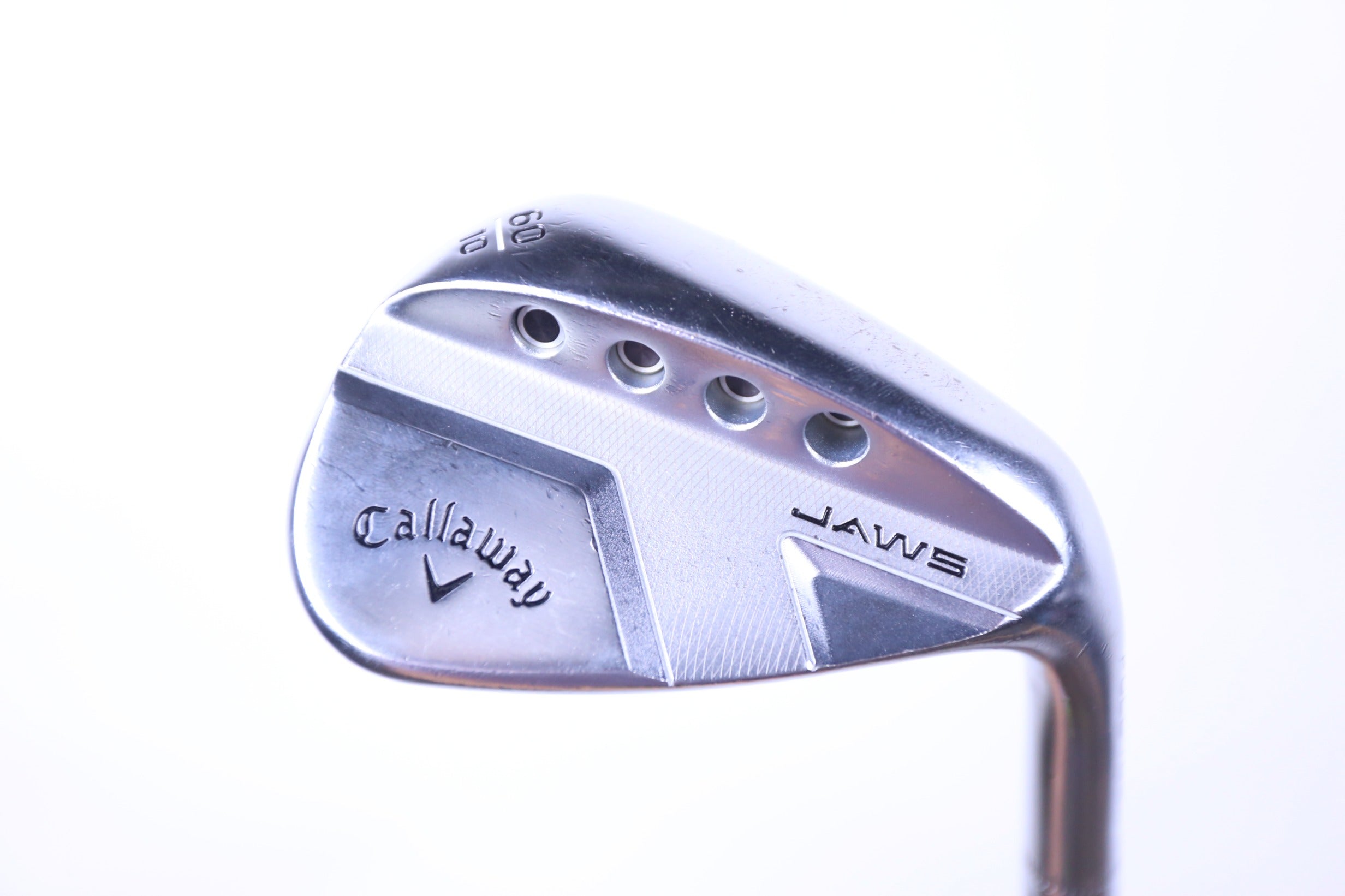 Callaway Jaws Full Toe Raw Face Chrome Lob Wedge 60° - Right Handed Golf Wedge for Short Game & Bunker Shots | Used Golf Club for Precision Shots Around the Green