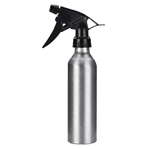 Professional Refillable Hair Mist Spray Bottle for Salon & Barber - Empty Water Sprayer for Hair Styling & Care (Silver) | Perfect for Hairdressing, Hydration & Styling at Home or Salon
