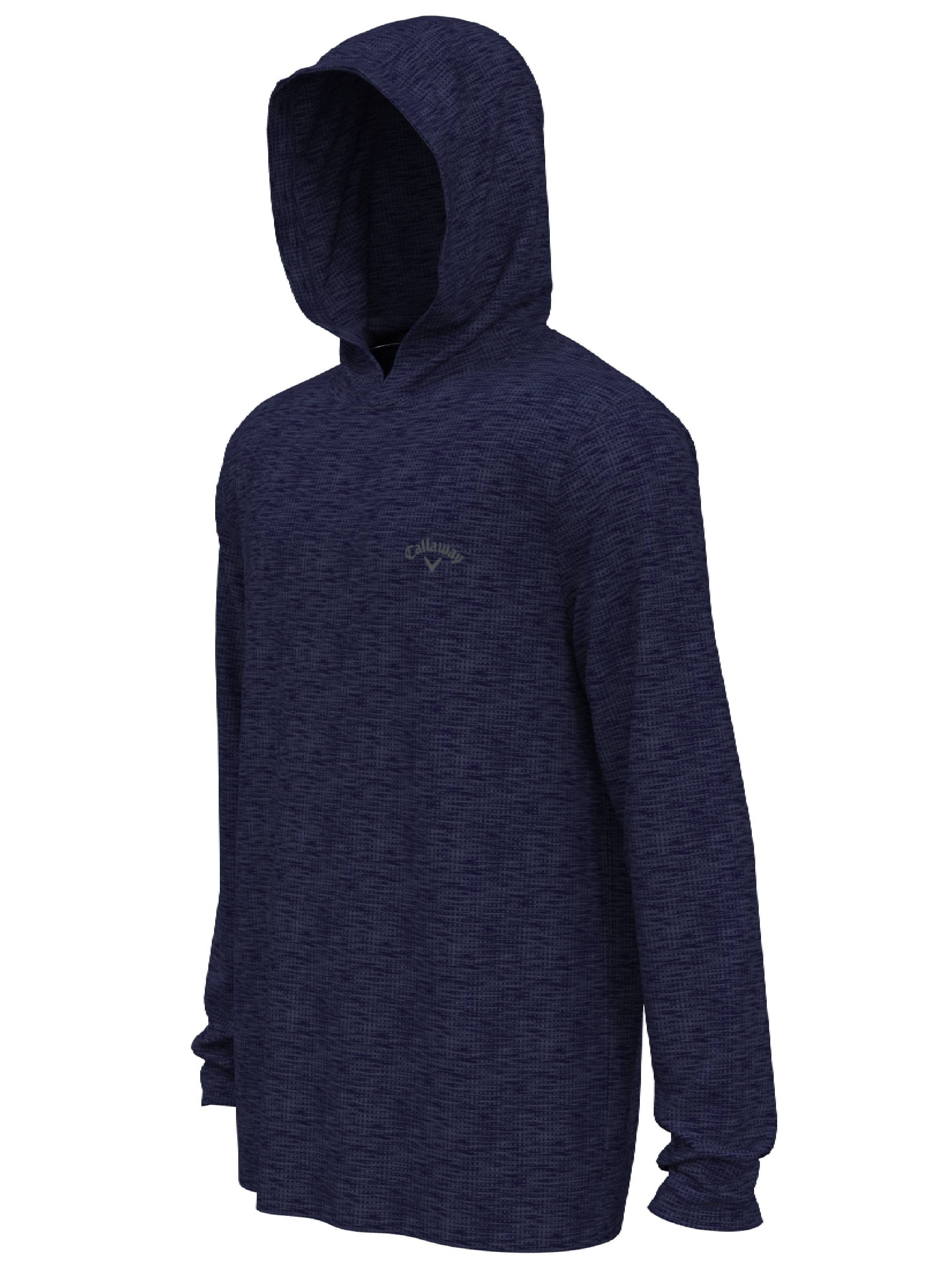 Men's Textured Coastal Hoodie - Soft & Stylish Pullover for Casual Wear, Outdoor Adventures & Layering