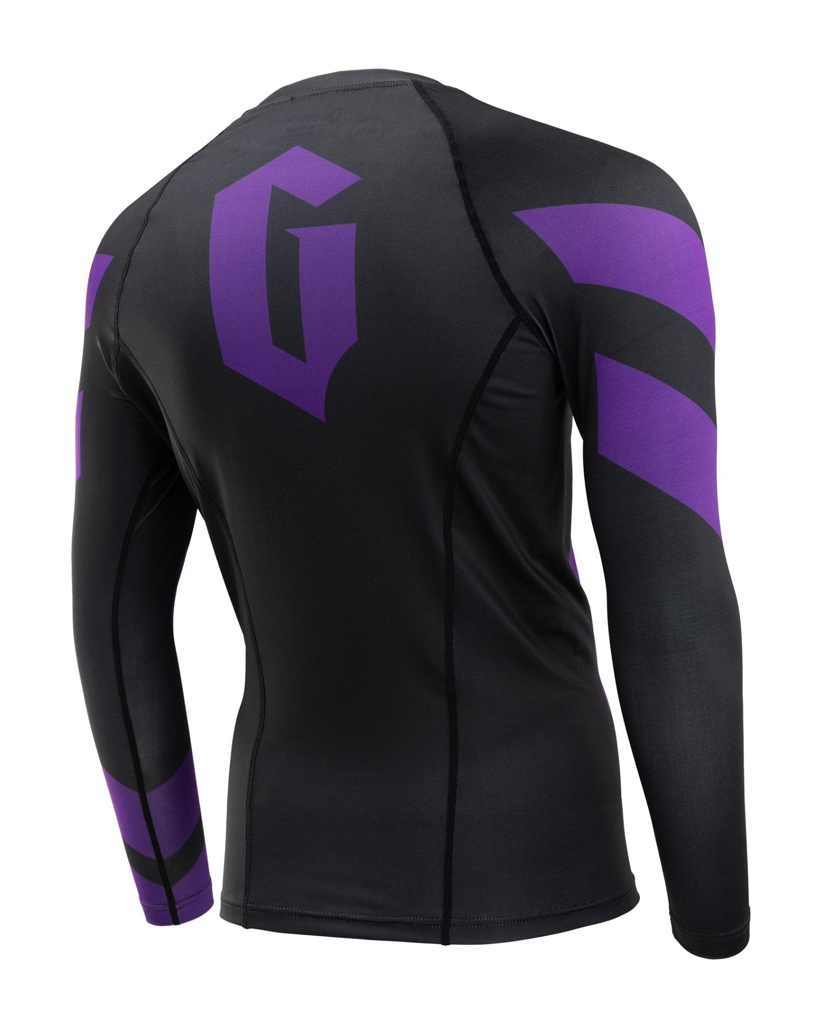 Men's Long Sleeve Pro Ranked Rash Guard - UPF 50+ Sun Protection for Surfing, MMA & Water Sports