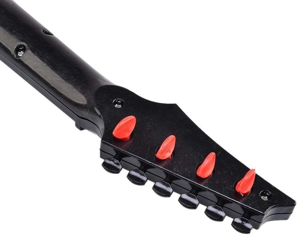 **Aarav Toys Electric Guitar Toy with Sound & Light Effects - Battery Operated Musical Instrument for Kids - Best Gift for Toddlers & Children - Perfect for Birthday Parties, Pretend Play & Early Music Education**