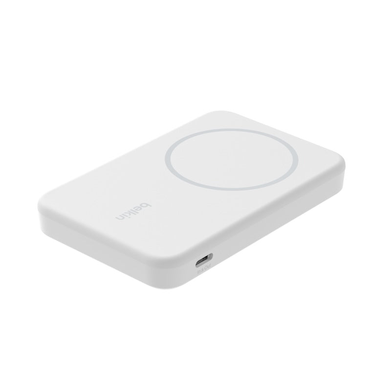 Belkin 5000mAh Qi2 Wireless Power Bank - Fast Charging Portable Battery Pack for iPhone, Samsung, AirPods | Perfect for Travel, Camping & Outdoor Adventures