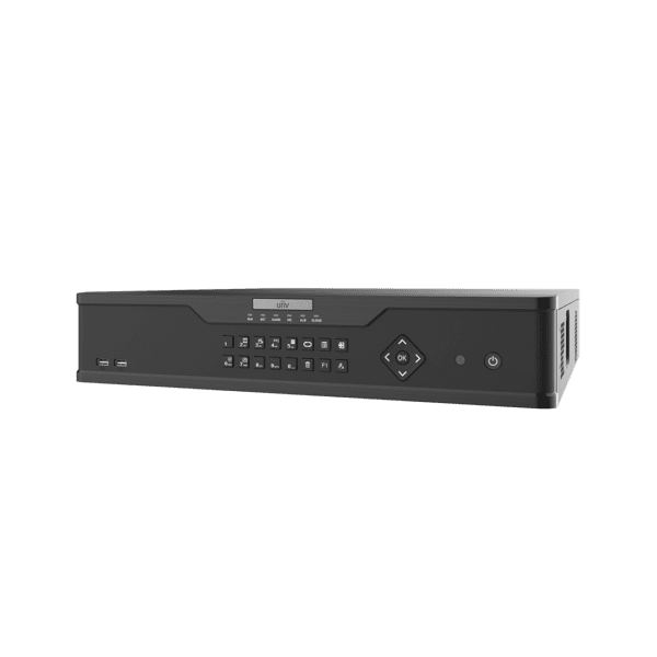 Uniview NVR308 16X 32 Channel 8 SATA Network Video Recorder - 4K Surveillance System for Home & Business Security (Indoor/Outdoor Use)