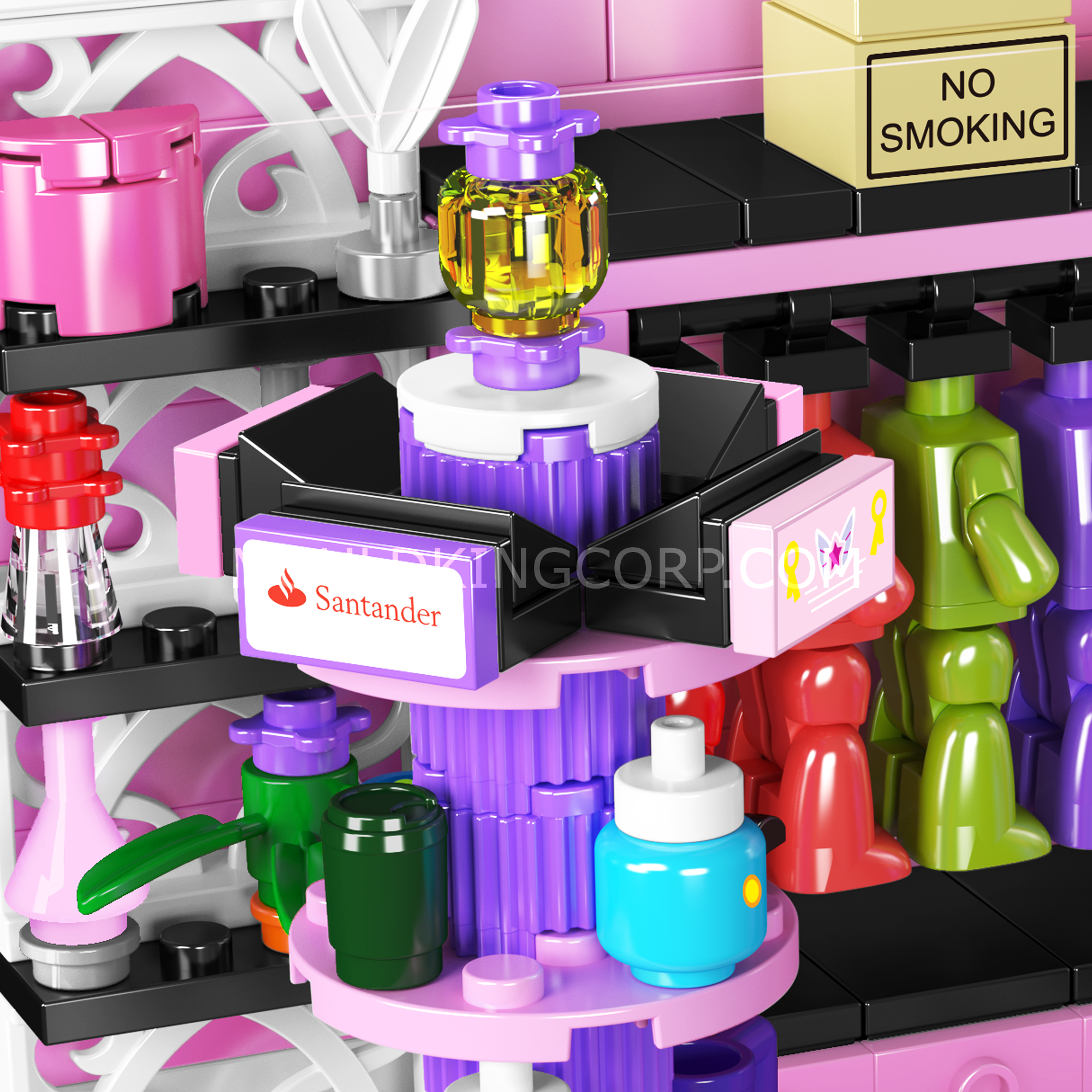 Mould King 24035 Makeup Day Building Block Set - 366 PCS Creative DIY Cosmetic Toy for Girls | Perfect Gift for Birthday, Christmas & Pretend Play Beauty Salon