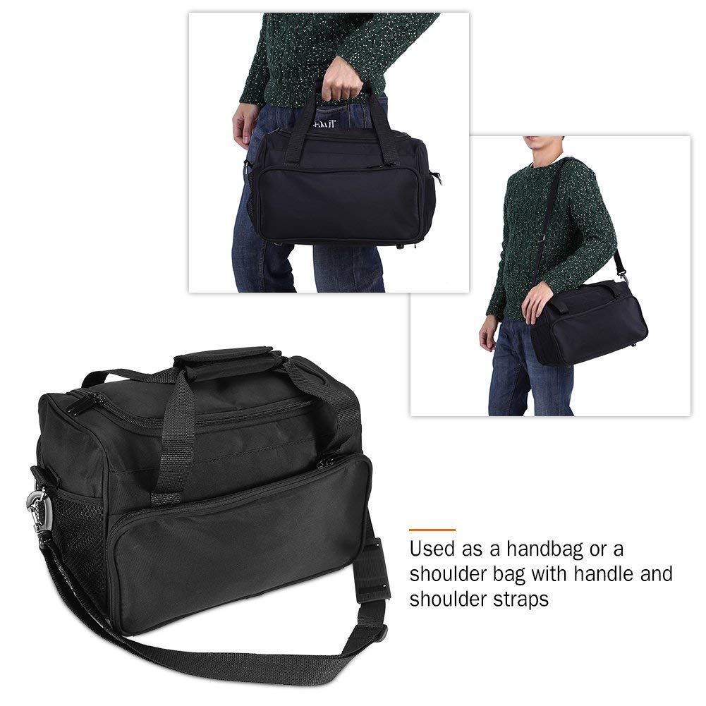Professional Barber Handbag - Salon Hairdressing Tools Organizer with Scissors & Comb Holder - Portable Hairstyling Case for Barbers & Stylists - Perfect for Salon, Travel & Home Use
