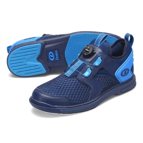 Dexter Men's Pro BOA Bowling Shoes - Navy Blue, Right Hand, Wide Width - Perfect for League Play & Tournament Performance