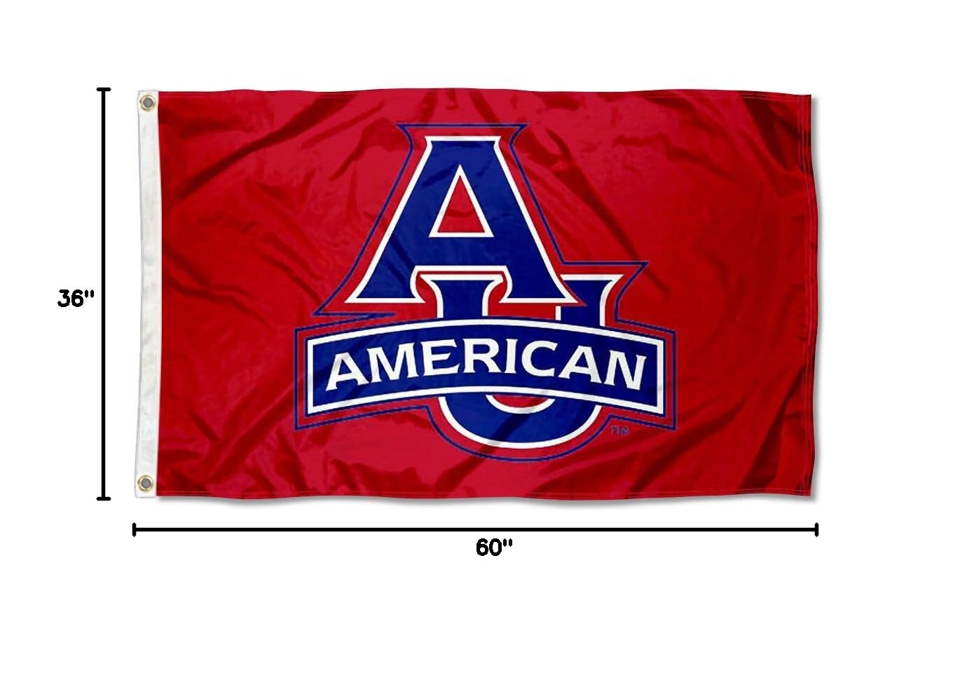 AU Eagles Red College Flag - Premium Quality 3x5 ft Polyester Banner for Game Day, Tailgating & Dorm Decor - Officially Licensed Team Spirit Gear