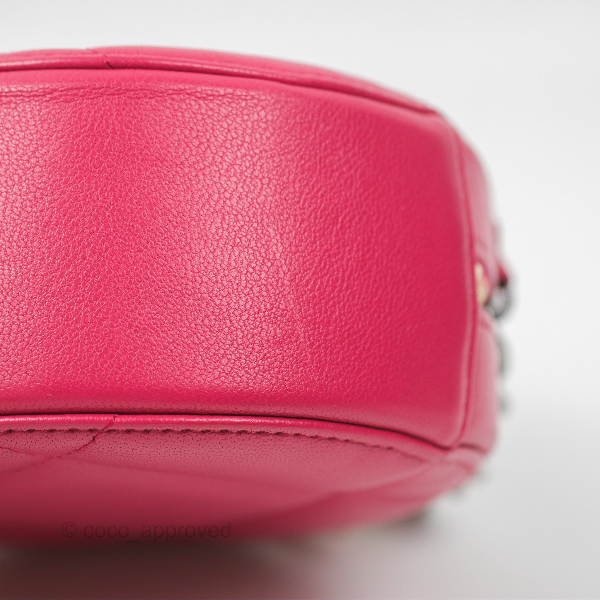 Chanel 19 Round Clutch with Chain - Dark Pink Mixed Hardware Crossbody Bag for Women | Luxury Evening Purse for Parties, Dinner Dates & Special Occasions