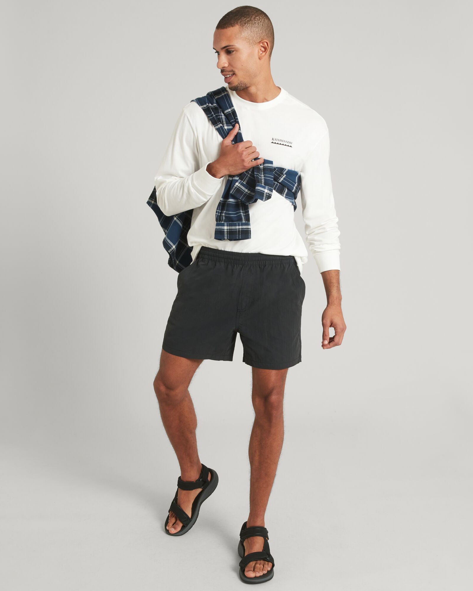 Men's EVRY Day 5 Inch Athletic Shorts - Breathable Quick-Dry Workout Shorts for Running, Gym & Casual Wear - Black