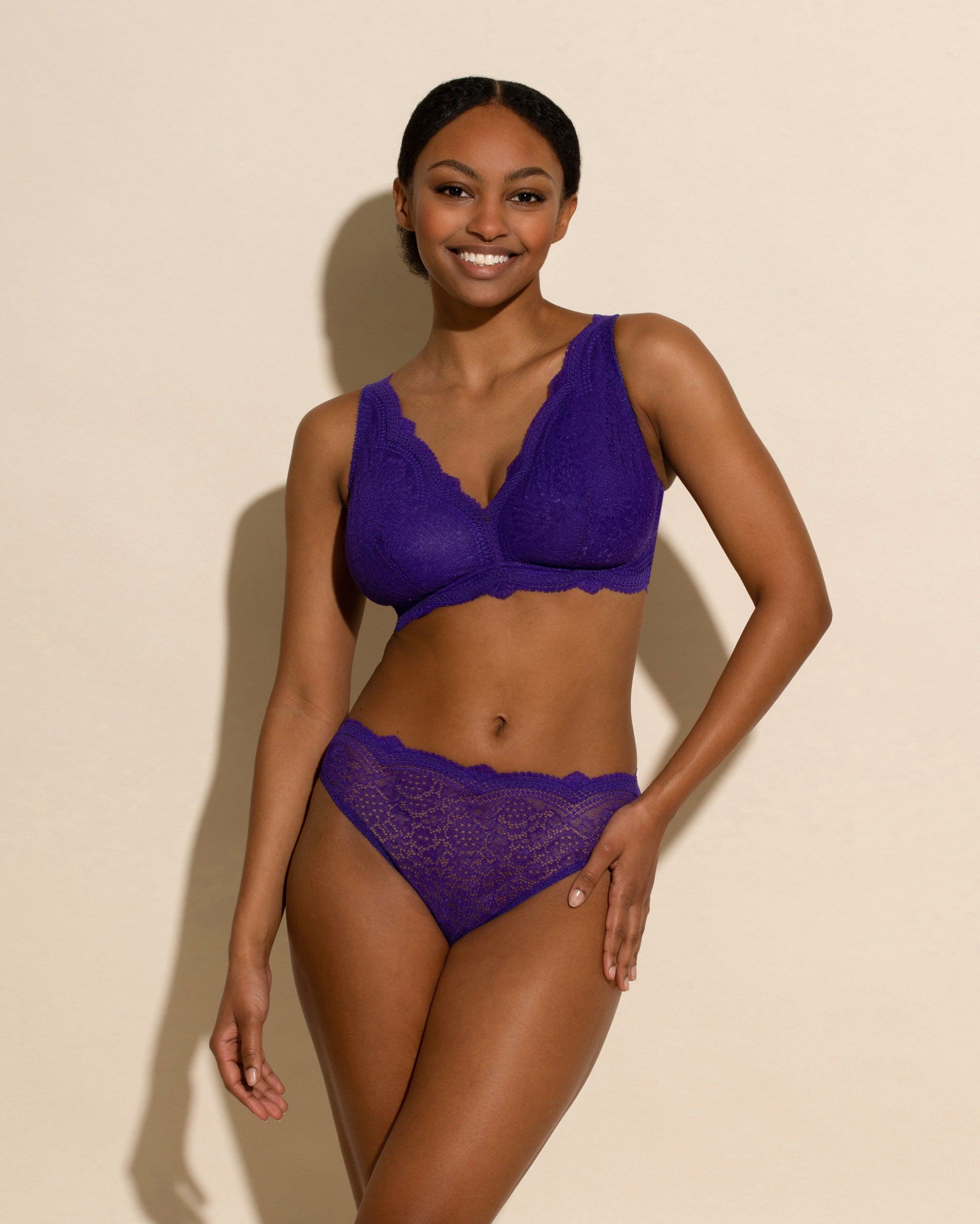 High Waist Bikini Bottom - Violette Style Forte Braguita for Women | Swimwear for Beach, Pool & Summer Vacations