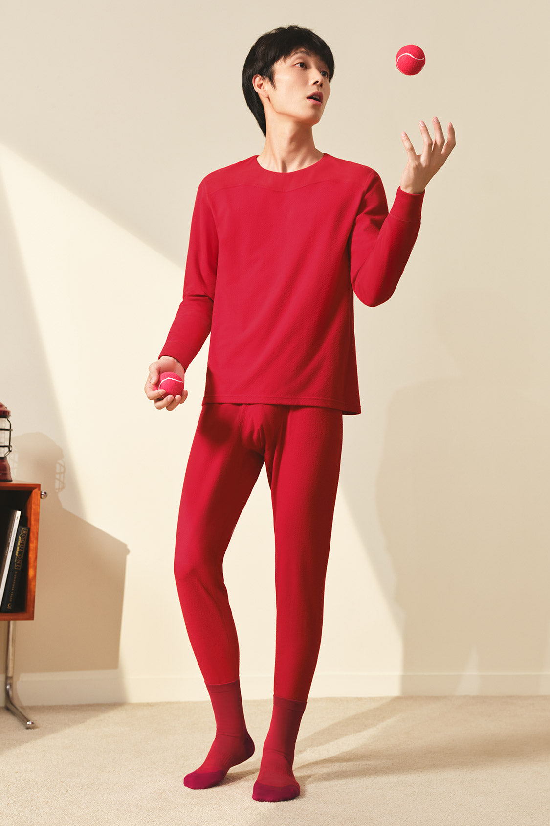 FortuneTouch Men's Thermal Underwear Set - Soft Fleece Lined Long Johns for Winter Warmth - Perfect for Cold Weather, Outdoor Activities & Layering