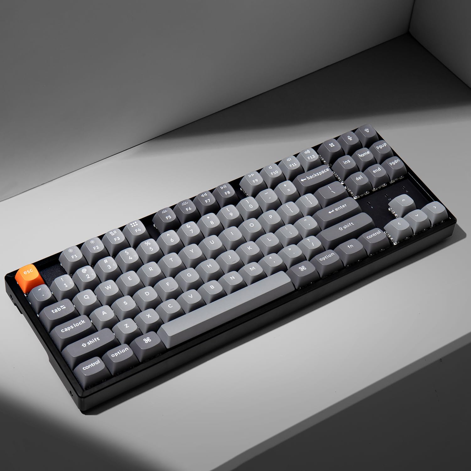 Keychron K8 Max Wireless Mechanical Keyboard - QMK Customizable, TKL 80% Layout with Bluetooth 5.1/2.4G/USB-C, White Backlit Super Banana Switch, NKRO for Mac/Windows Gaming | Perfect for Home Office, Esports & Professional Typing