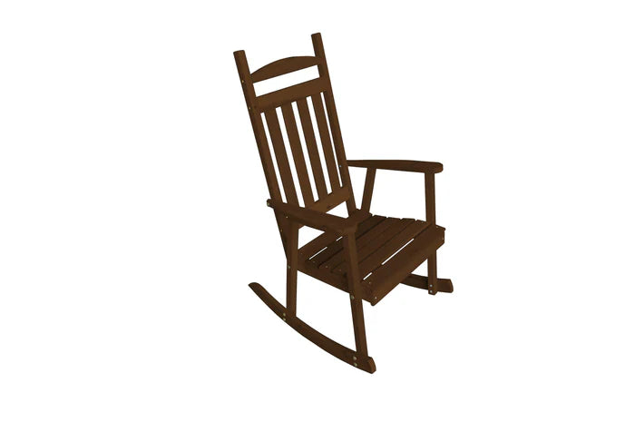 Regallion Classic Porch Rocker Chair - Comfortable Outdoor Rocking Chair for Patio, Garden & Front Porch - Perfect for Relaxing, Reading & Enjoying Nature