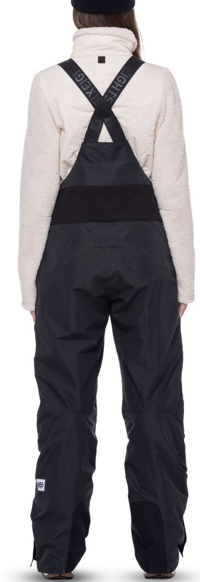 686 Women's Geode Thermagraph Bib Snow Pants 2023 - Waterproof Insulated Winter Ski Pants for Women - Perfect for Skiing, Snowboarding & Cold Weather Outdoor Activities