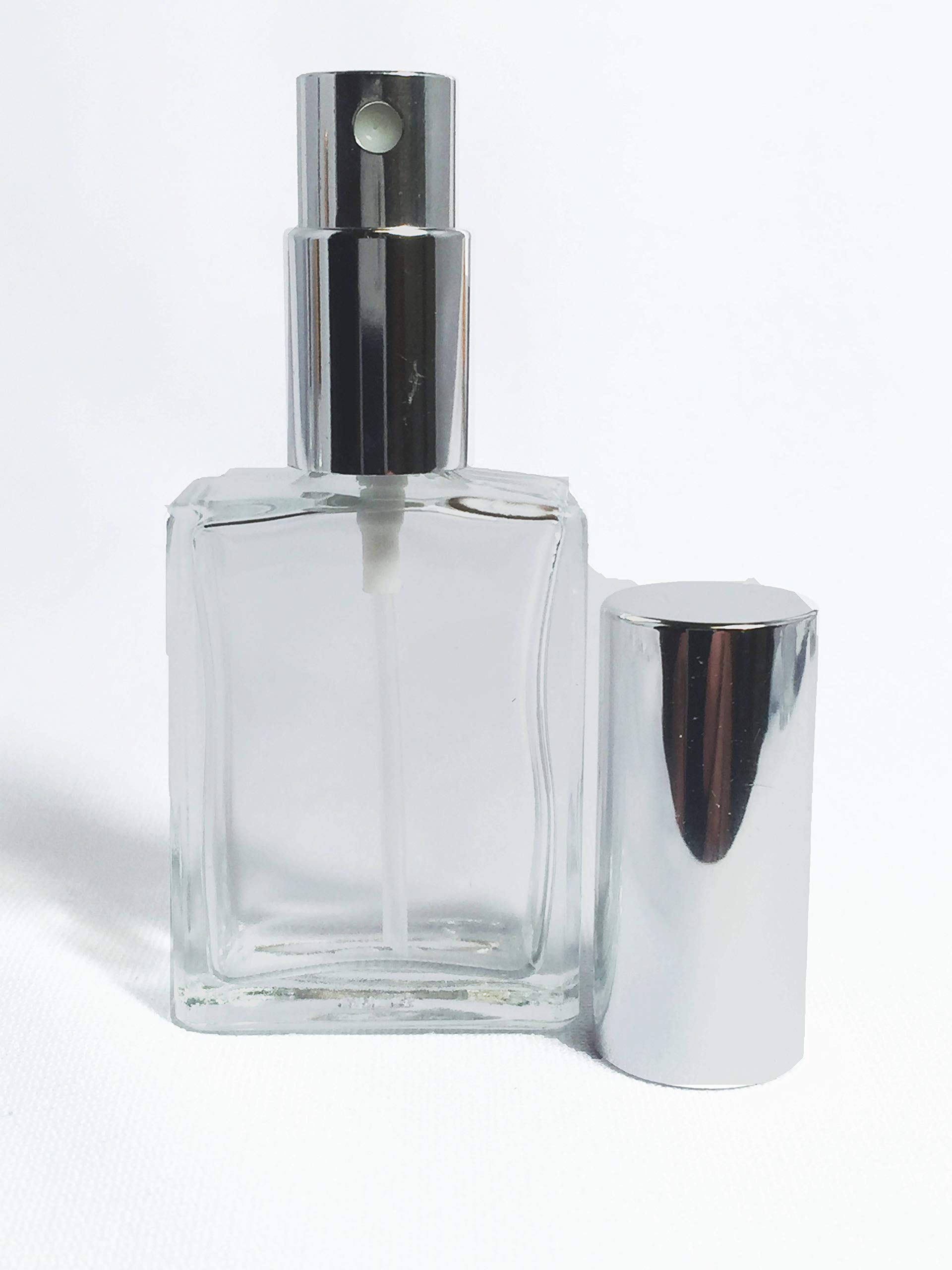 Premium 2 oz Silver Glass Spray Bottles - Fine Mist Perfume Atomizer for Essential Oils, Aromatherapy & Cologne (48-Pack Wholesale) - Perfect for DIY Beauty Products, Travel Toiletries & Home Fragrance Solutions