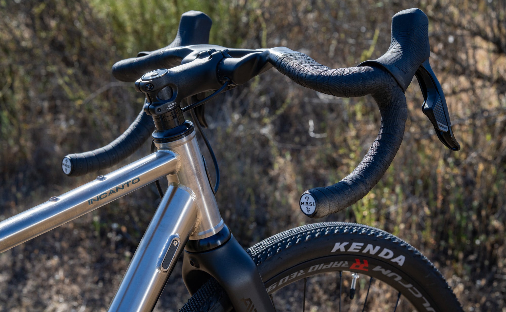 Masi Incanto Rival AXS Titanium Gravel Bike - Lightweight & Durable Off-Road Bicycle for Adventure Riding & Trail Exploration