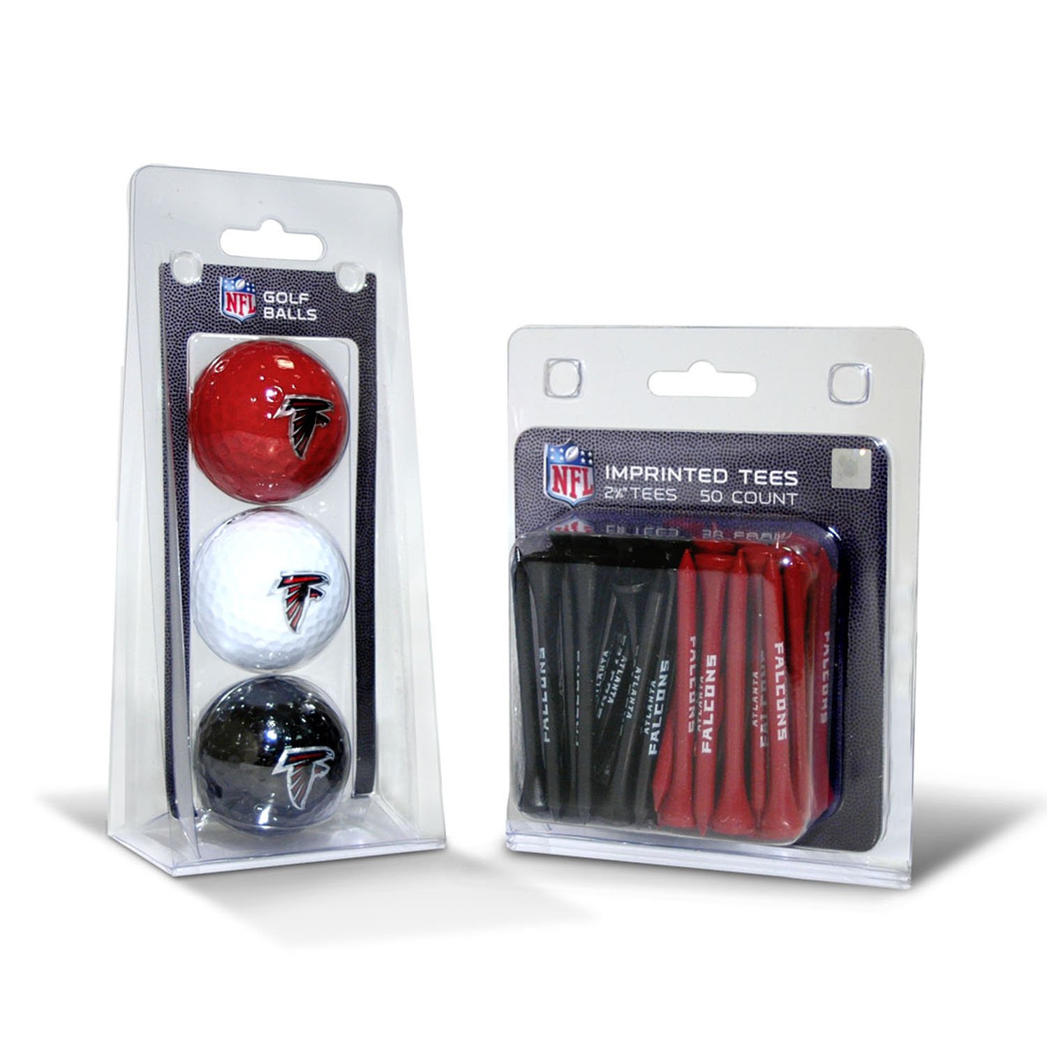 Official Team Golf NFL Atlanta Falcons Logo Imprinted Golf Balls (3-Pack) & 2-3/4