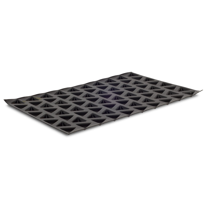 Flexipan Triangles - 80 Silicone Baking Molds for Perfect Pastries, Cakes & Desserts | Non-Stick, Oven Safe & Reusable | Ideal for Home Bakers & Professional Chefs
