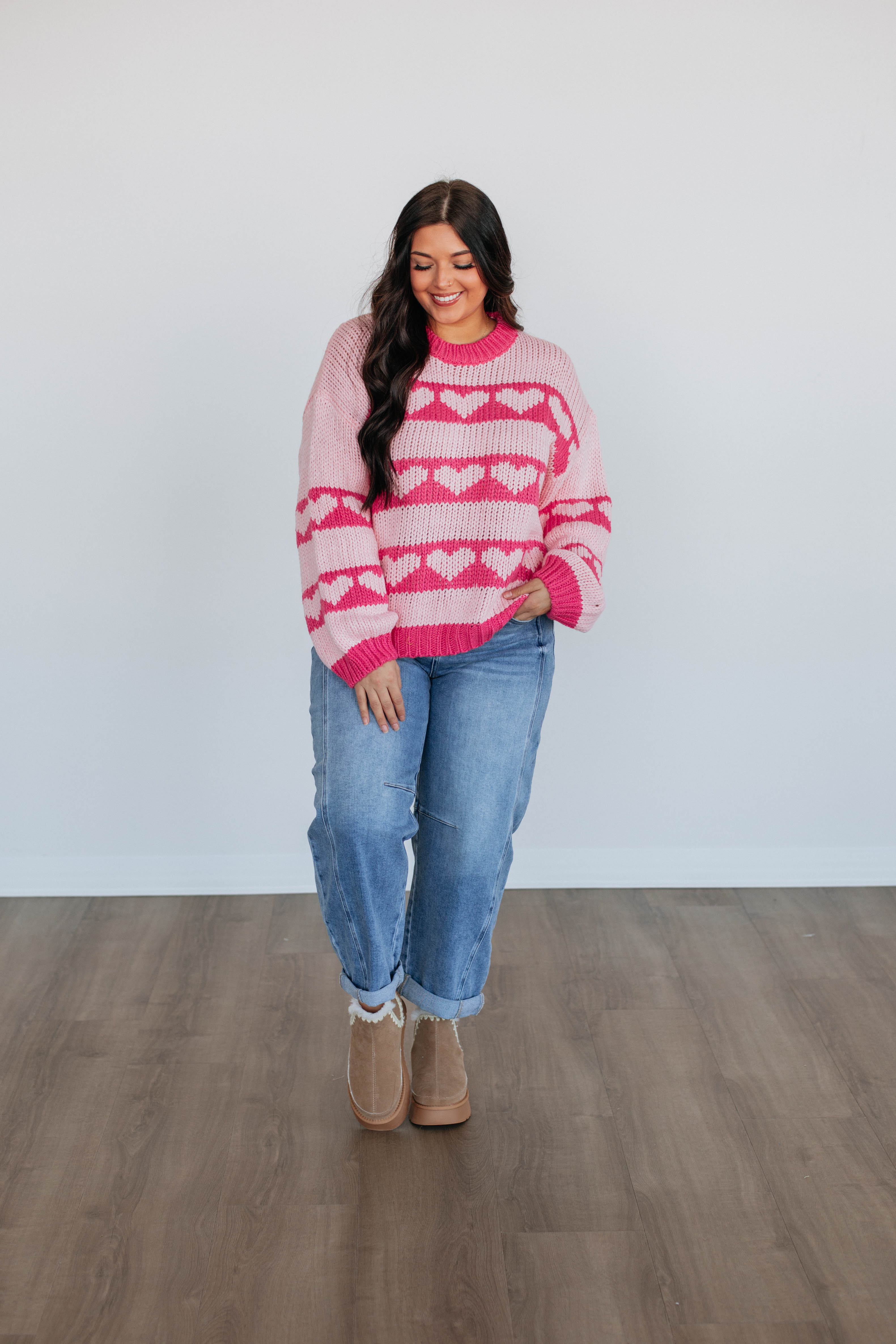 Captured My Love Sweater - Cozy Knit Pullover for Women | Perfect for Date Nights & Casual Outings