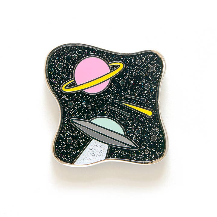 Vintage Space Enamel Pins - Astronaut, Rocket & Planet Designs for Backpacks, Jackets & Gifts - Collectible NASA-Inspired Badges for Cosplay & Astronomy Lovers