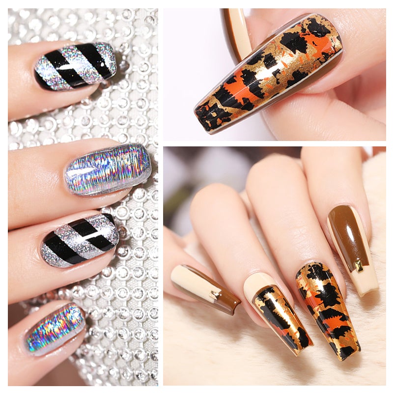 Born Pretty Foil Transfer Gel for Nail Art - Easy Metallic Foil Application for DIY Manicures & Professional Salon Use