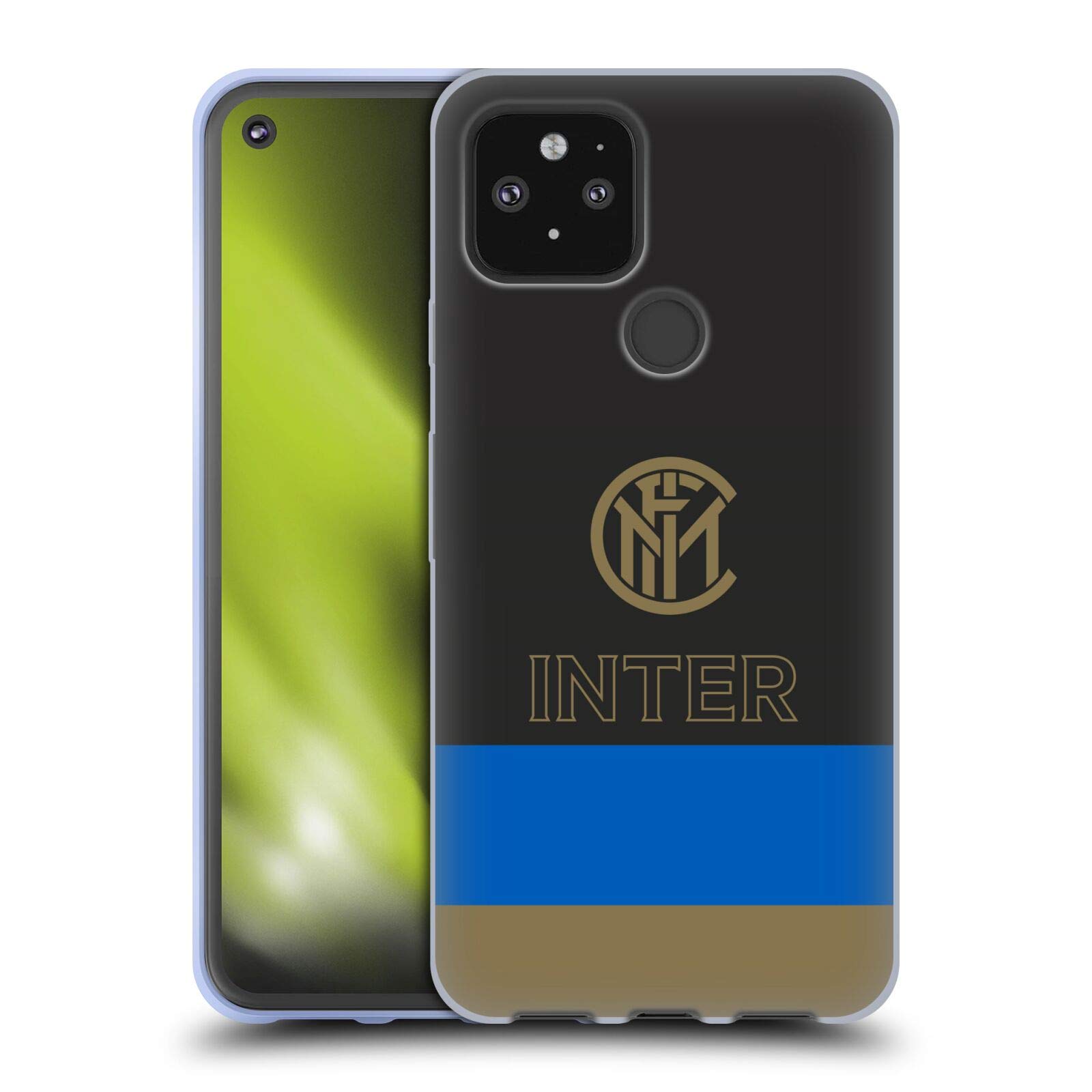 Inter Milan Pixel 5 Case | Officially Licensed Soft Gel Cover for Google Pixel 5G | Soccer Fan Gift