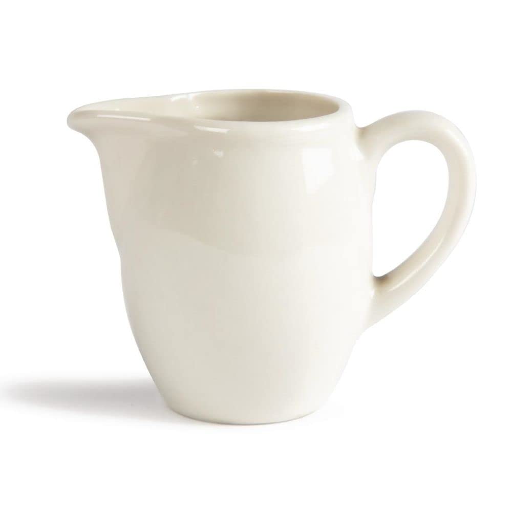 Olympia Ivory Milk Jugs 82ml (3oz) Porcelain Creamer Pitcher Set of 6 - Perfect for Coffee, Tea, and Breakfast Table Serving