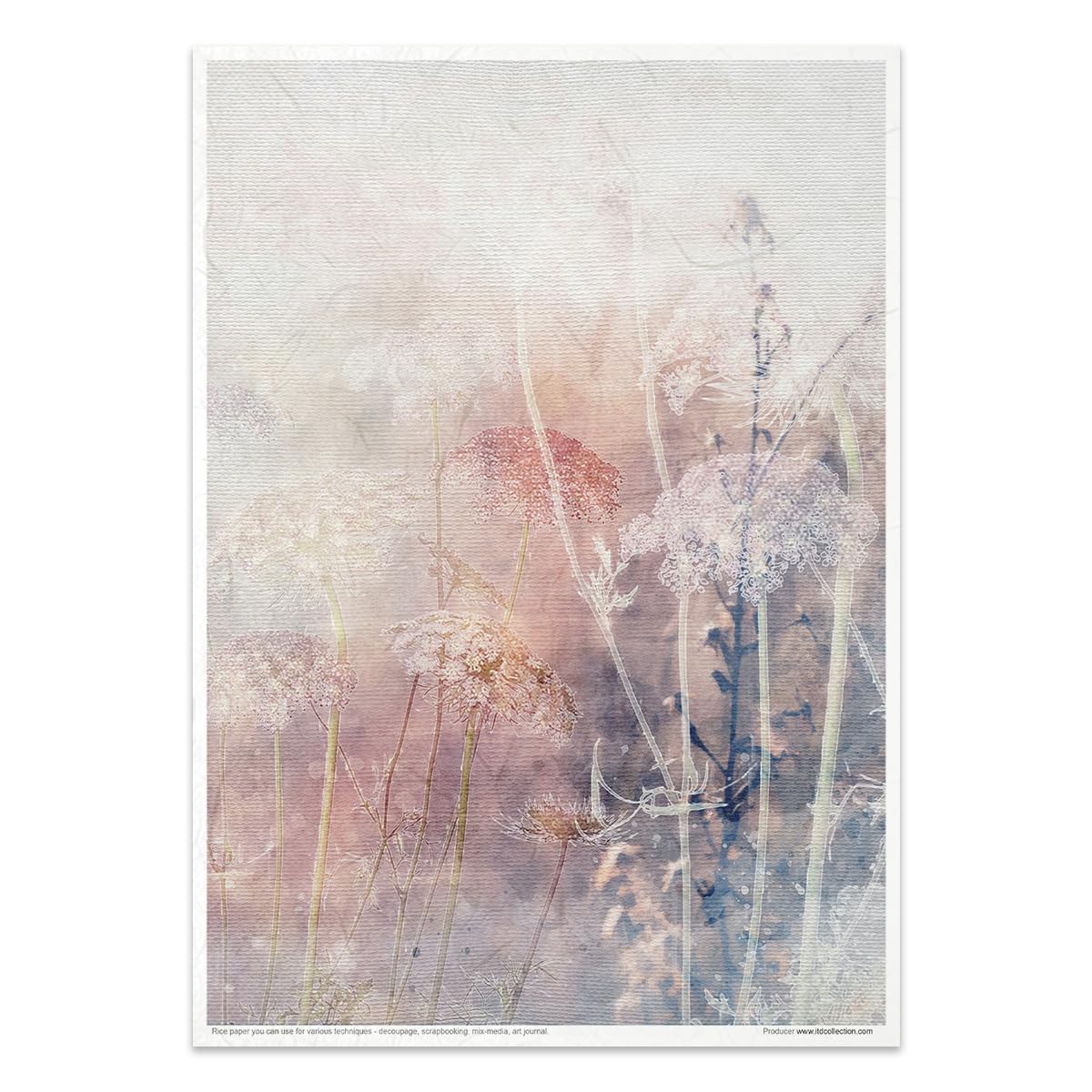 Summer Meadow Rice Paper RP007 - 29.7 x 21 cm (11.7 x 8.3 inches) for Watercolor Painting, Calligraphy & Mixed Media Art | Acid-Free, Premium Quality Art Paper