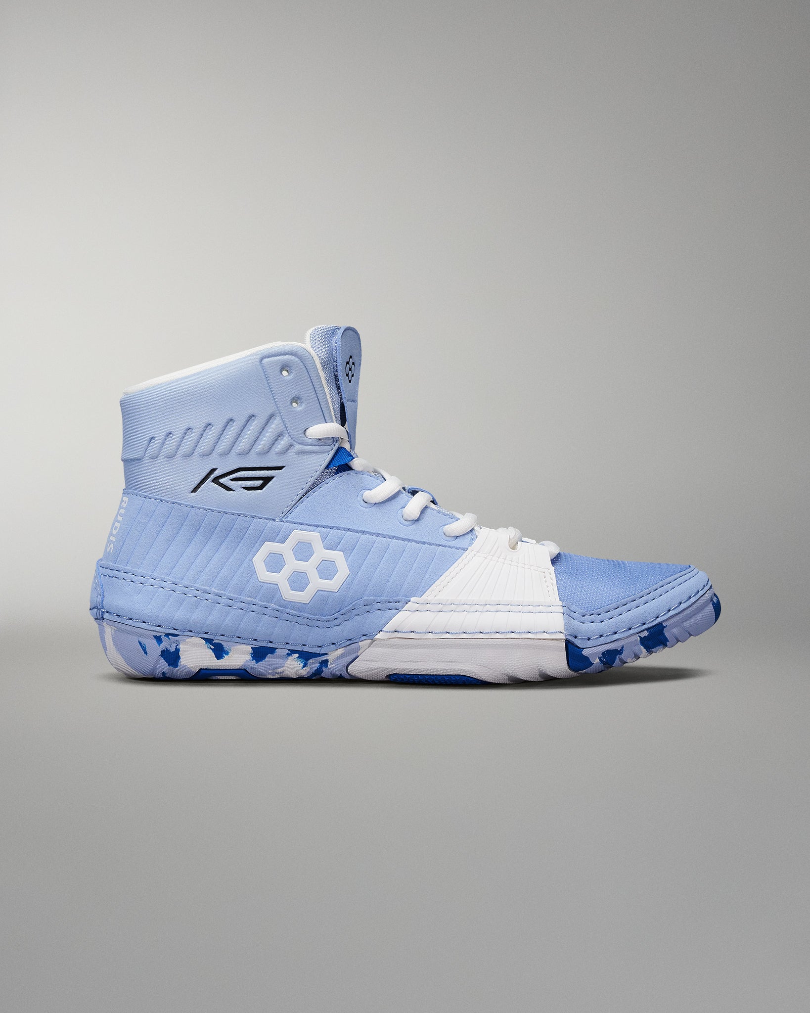 RUDIS KS Power Adult Wrestling Shoes - Lightweight & Breathable for Men & Women - Perfect for Training, Competition & MMA - Sky Blue