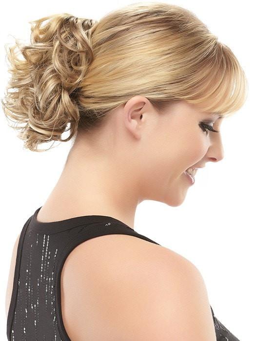 Elegant Clip-On Synthetic Ponytail Hair Extension - Perfect for Parties, Weddings & Everyday Styling