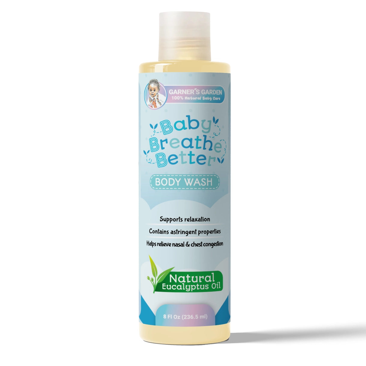 Organic Baby Wash for Sensitive Skin | Gentle & Hypoallergenic | Safe for Newborns & Toddlers | Perfect for Bath Time & Bedtime Routine