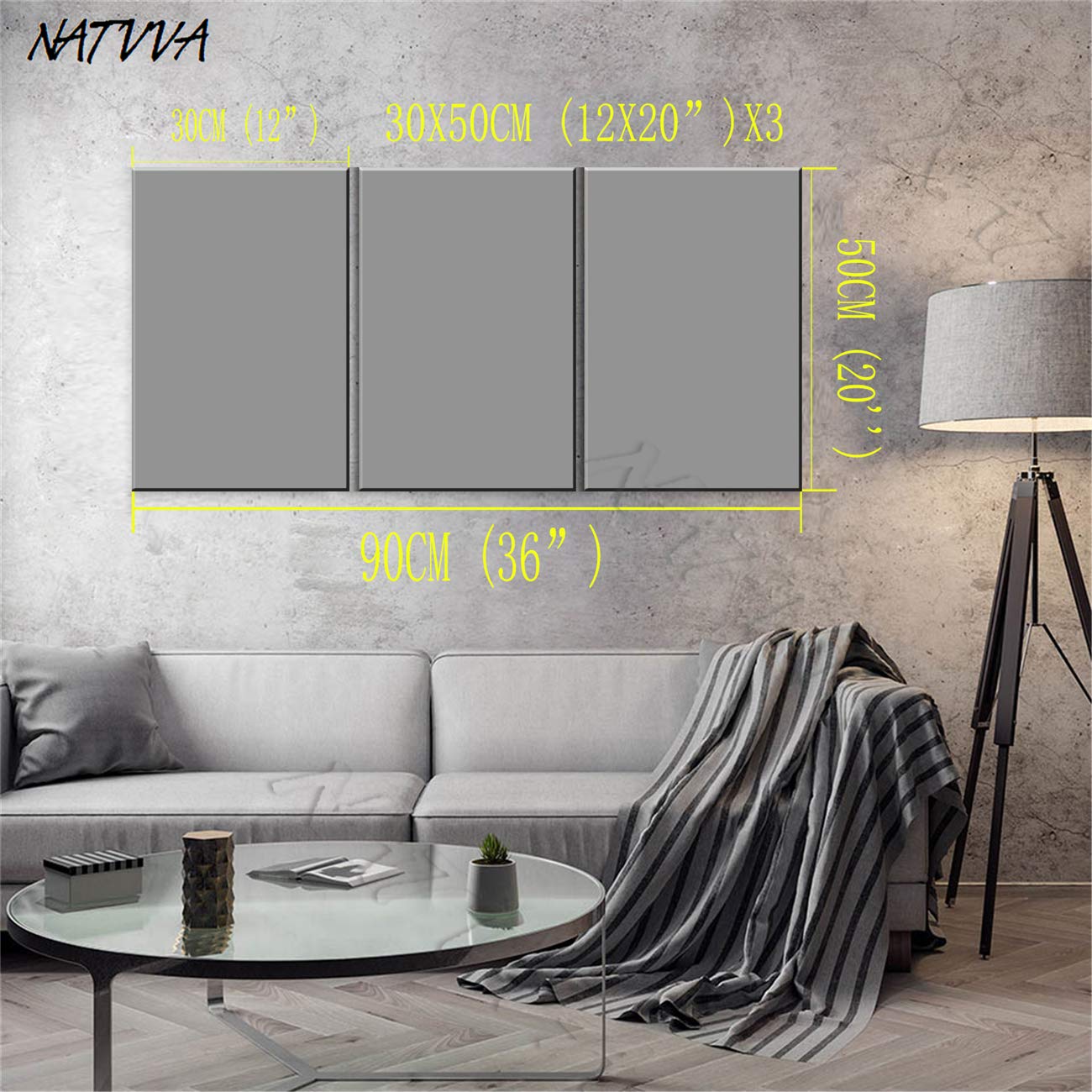 NATVVA 3-Piece Black Motivational Quote Canvas Wall Art - Inspirational Hustle & Grind Posters for Office & Home Decor - Framed Ready to Hang - Perfect for Living Room, Bedroom, or Workspace Motivation