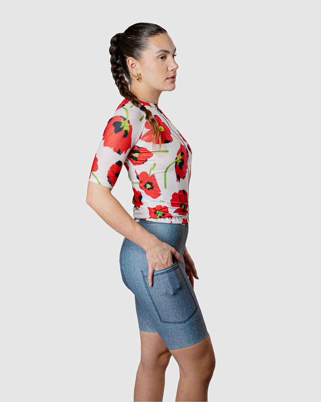 Fiori Rossi Women's Jersey - Soft Cotton Blend T-Shirt for Casual Wear & Summer Outfits | Comfortable Ladies Top for Everyday Style