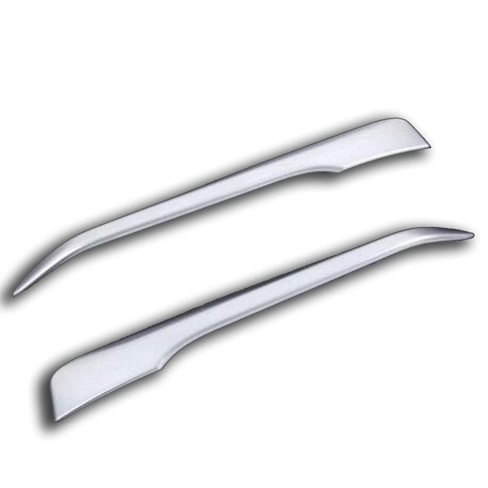 HSHKONG ABS Chrome Car Fog Lamp Cover - Durable Back Fog Lights Bumper Trim for Jeep Compass 2017-2019 | Weatherproof Styling Accessory for Off-Road & Night Driving