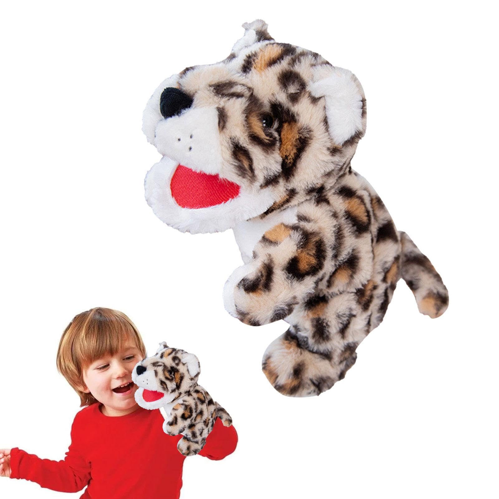 Soft Animal Hand Puppets - Cute Plush Toys with Movable Mouth for Pretend Play, Interactive Puppet Show Gifts for Babies & Kids - Perfect for Storytelling, Role Play & Early Learning Activities