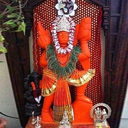 Rolimoli Hanuman Ji Sindoor Powder - Bajrangbali Orange Kumkum (100g) for Hindu Puja, Temple Worship & Spiritual Ceremonies