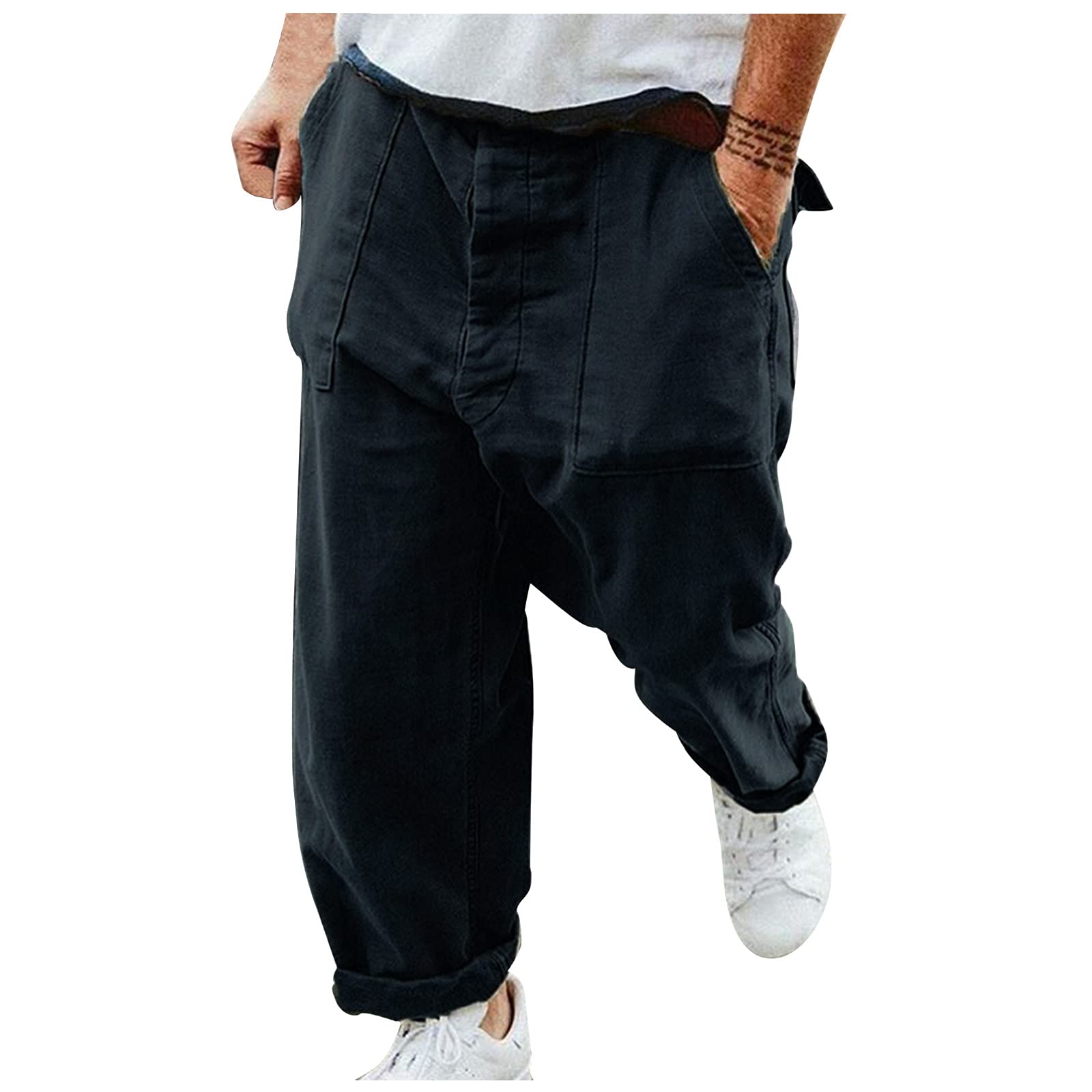 Xiloccer Men's Lightweight Workout Joggers Sweatpants - Comfortable Casual Running & Gym Pants for Men - Perfect for Training, Yoga & Lounge Wear