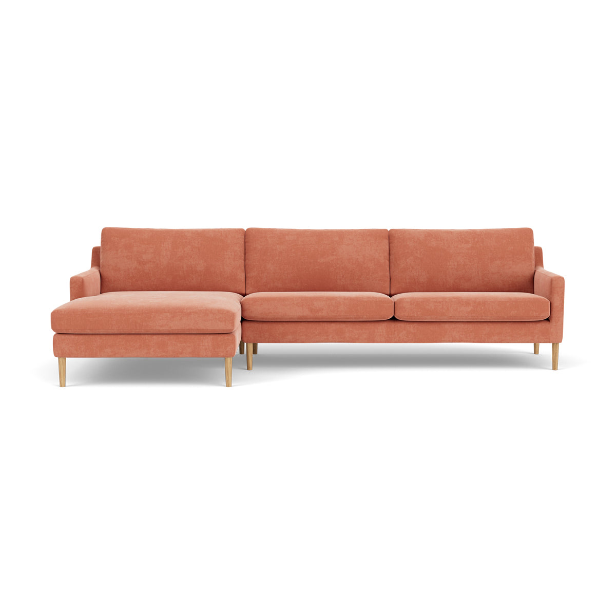 Astha Fabric Left Chaise Sofa - Modern L-Shaped Sectional Couch with Reversible Design for Living Room, Lounge & Home Theater Comfort