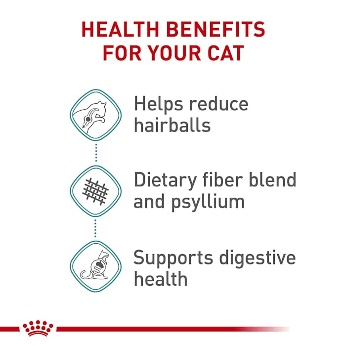 Royal Canin Feline Hairball Care Dry Cat Food - 3 lb Bag | Vet-Recommended Nutrition for Cats with Hairball Issues | Perfect for Indoor Cats & Long-Haired Breeds