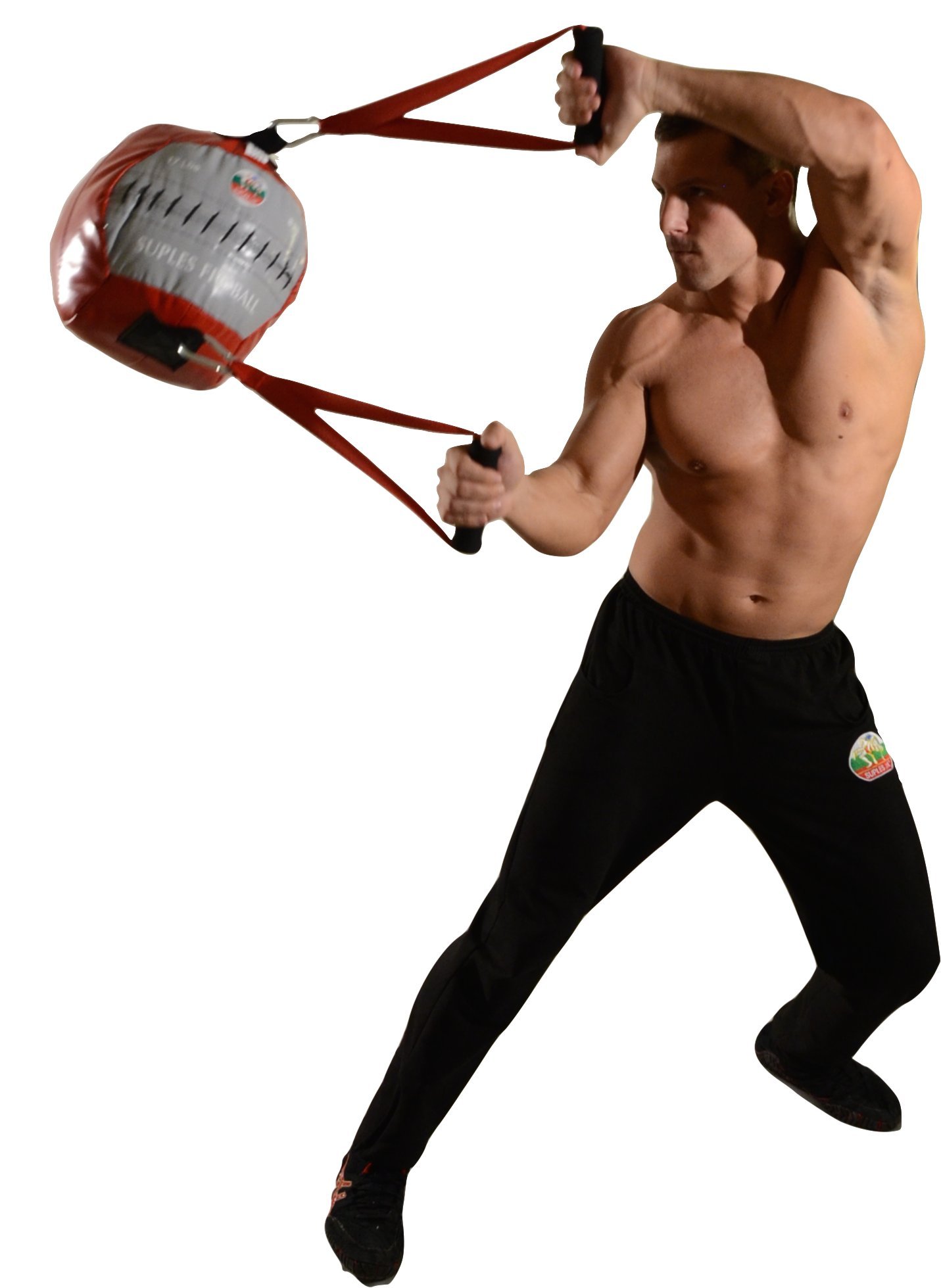 Suples Standard 12-Inch Fitness Ball for Bulgarian Bag, Wrestling, Judo, MMA & Functional Training – Perfect for Core Workouts, Grappling & Sandbag Exercises