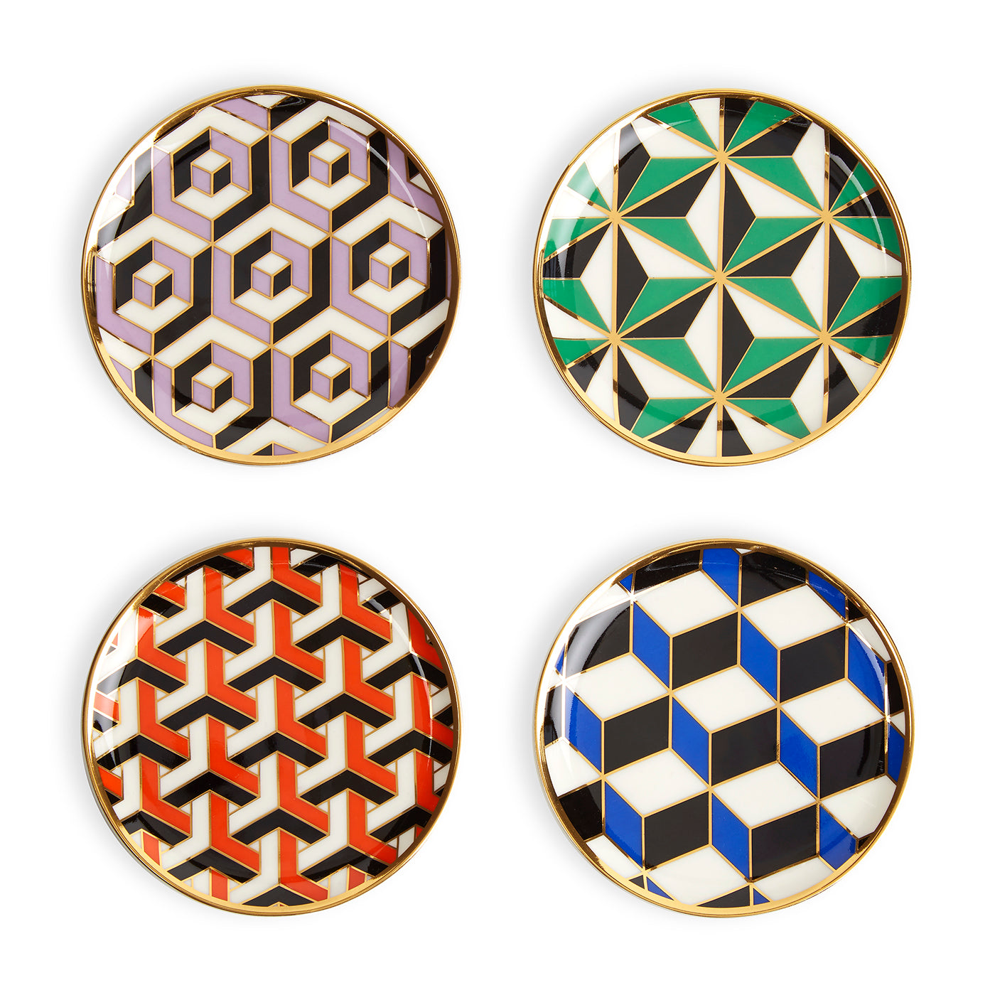 Versailles Coasters Set of 6 - Elegant Absorbent Cork Drink Coasters for Wine, Coffee & Cocktails - Perfect for Home Bar, Dining Table & Office Decor