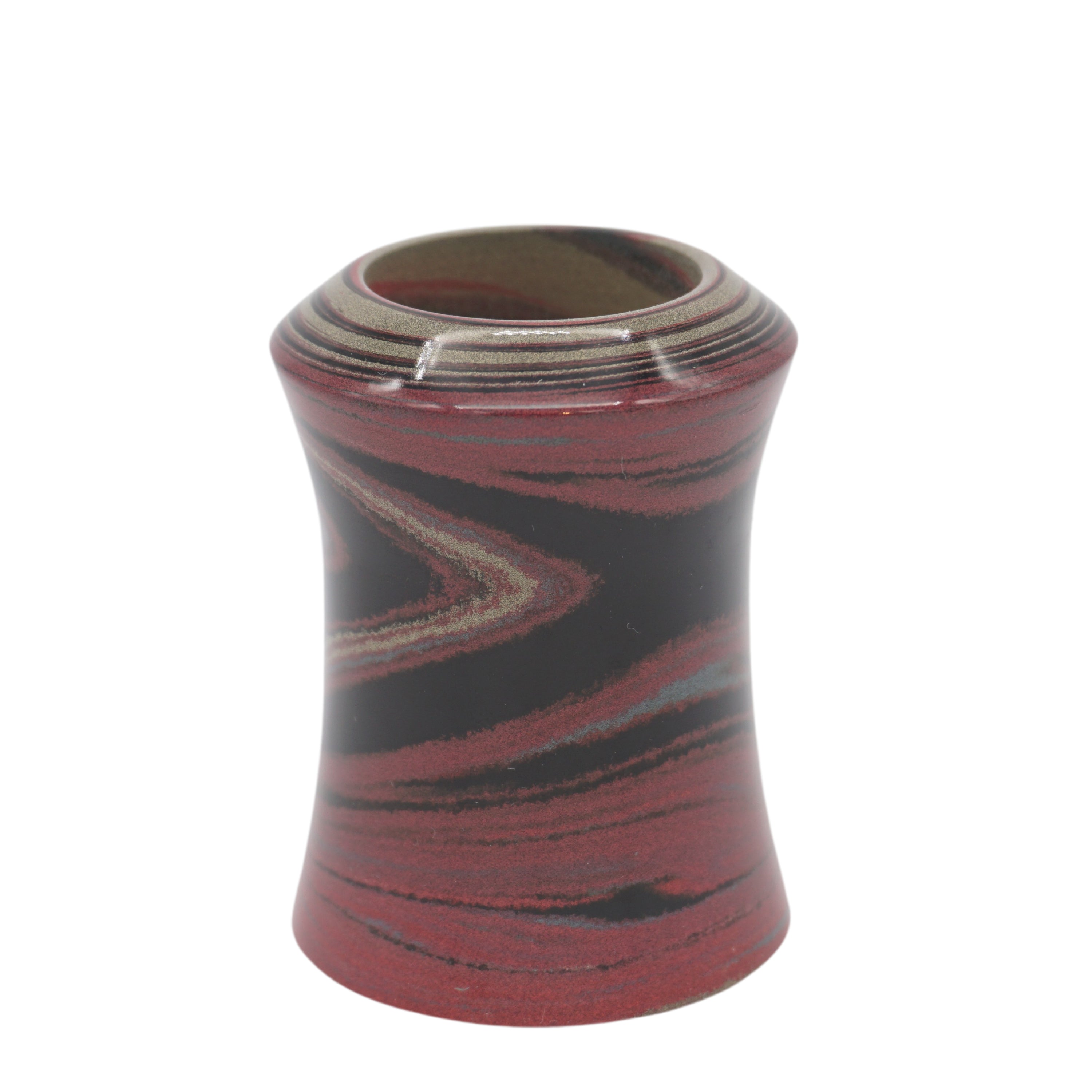 Premium Mars Ebonite Handcrafted Shaving Brush Handle - Fits 24mm & 26mm Knots - Perfect for Wet Shaving & Luxury Grooming Rituals