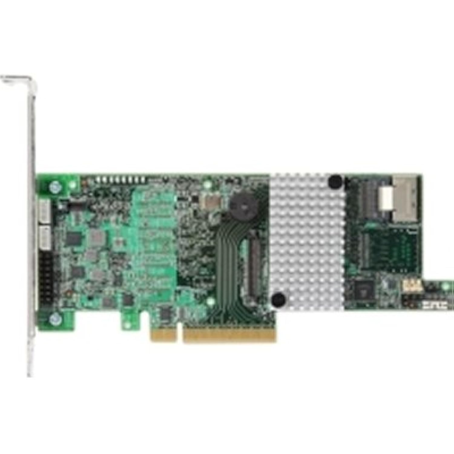 LSI MegaRAID SAS 9266-4i 4-Port 6Gb/s PCIe 2.0 SATA/SAS RAID Controller Card - Low Profile Design for Server & Workstation Data Storage Solutions