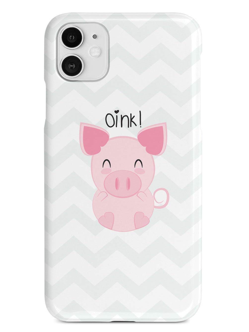 Premium 3D Textured Protective Phone Case for Apple iPhone 12 - Pig Chevron Design - Shockproof & Slim Cover - Perfect for Daily Use, Travel & Gifts