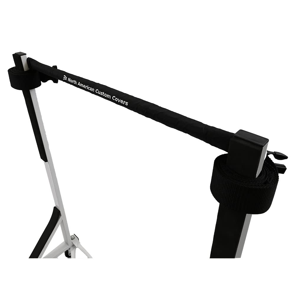 Heavy-Duty Hardtop Stand Storage Cart with Securing Strap & Universal Dust Cover - Perfect for Jeep Wrangler, Bronco & Off-Road Vehicle Top Storage
