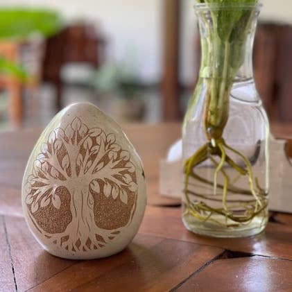 Tree of Life Luminary - Rustic Wooden LED Night Light for Home Decor, Bedroom, Nursery & Meditation - Perfect for Relaxation & Spiritual Ambiance
