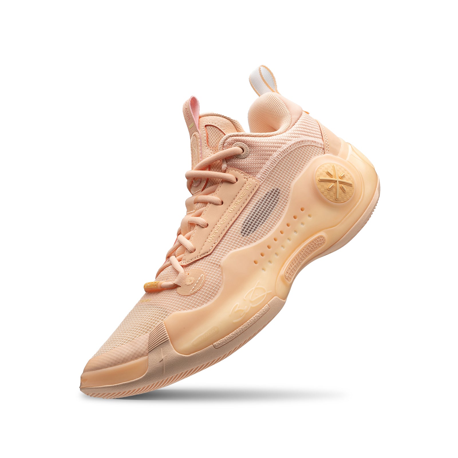 Way of Wade 10 Low Orange Basketball Shoes - Lightweight Performance Sneakers for Men | Perfect for Indoor/Outdoor Court Play & Streetwear Fashion