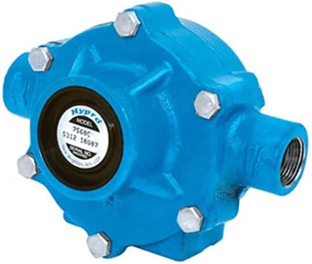 HYPRO 7560C Heavy Duty Cast Iron 8 Roller Pump - High Pressure Industrial Water Pump for Agriculture, Irrigation & Firefighting