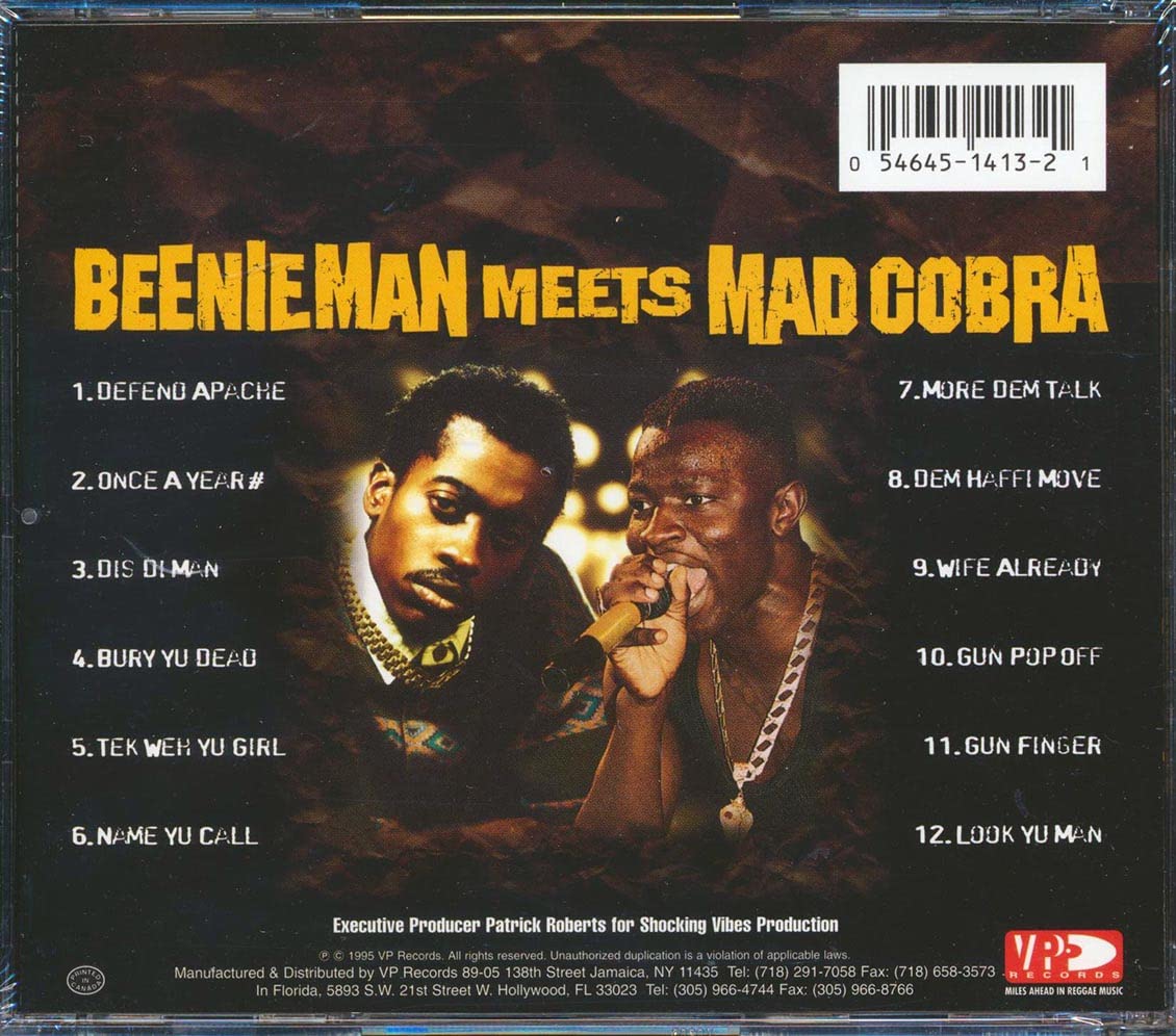 Beenie Man Meets Mad Cobra - Classic Reggae Dancehall Collaboration | Perfect for Parties, Workouts & Caribbean Music Lovers