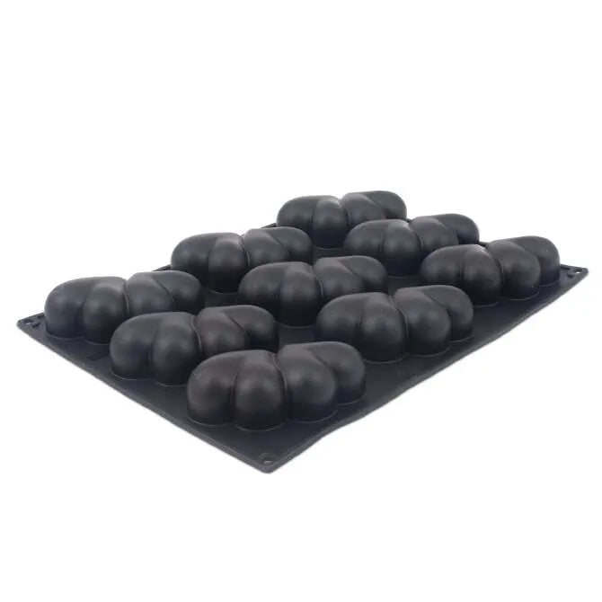 Pavoflex Beloved Hearts 9-Form Chocolate Mold with Cutter - Premium Silicone Baking Mold for Valentine's Day, Weddings & Romantic Desserts - Create Beautiful Heart-Shaped Chocolates at Home